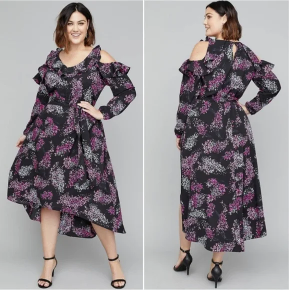 satin halterneck dress JAKI Ruby Satin Halterneck Dress in Black size XL